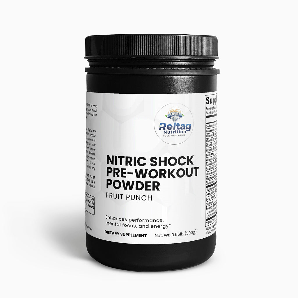 Nitric Shock Pre-Workout Powder (Fruit Punch)