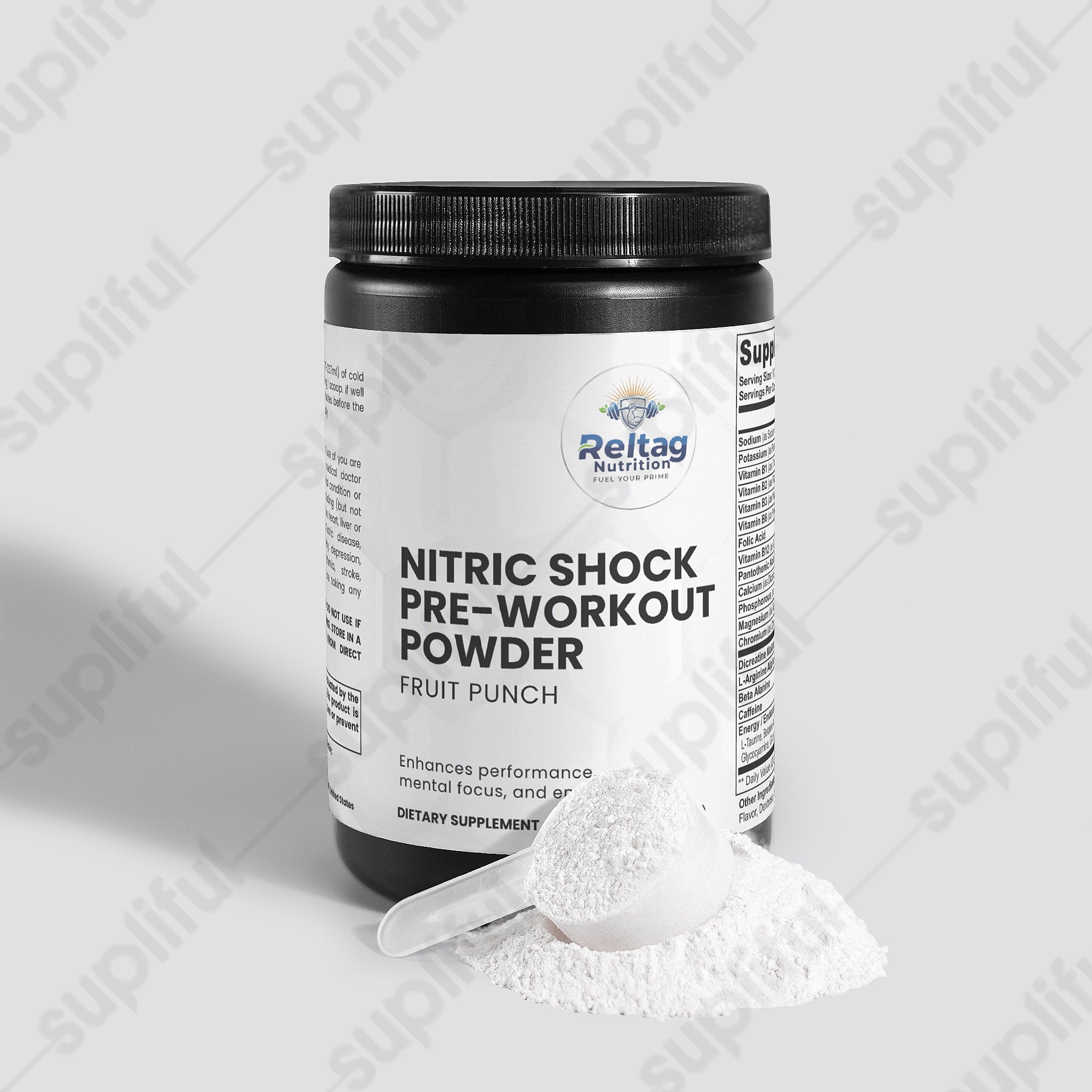 Nitric Shock Pre-Workout Powder (Fruit Punch)