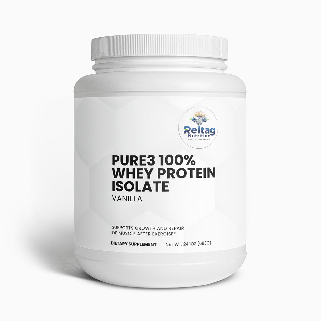 Pure3 100% Whey Protein Isolate (Vanilla)