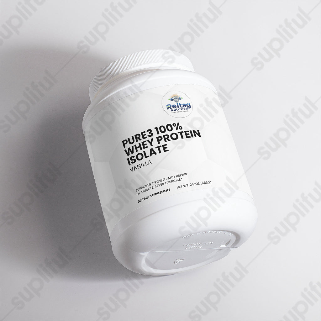 Pure3 100% Whey Protein Isolate (Vanilla)