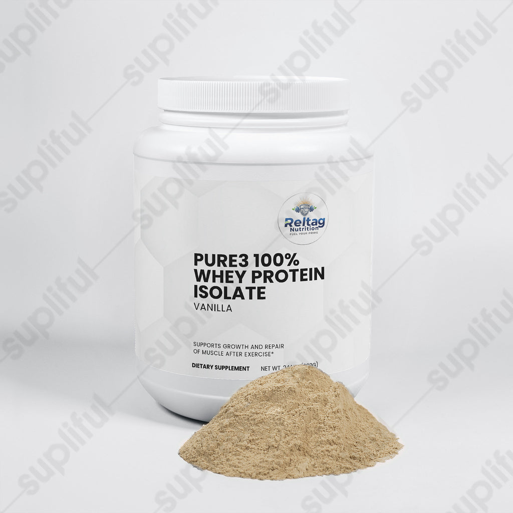 Pure3 100% Whey Protein Isolate (Vanilla)