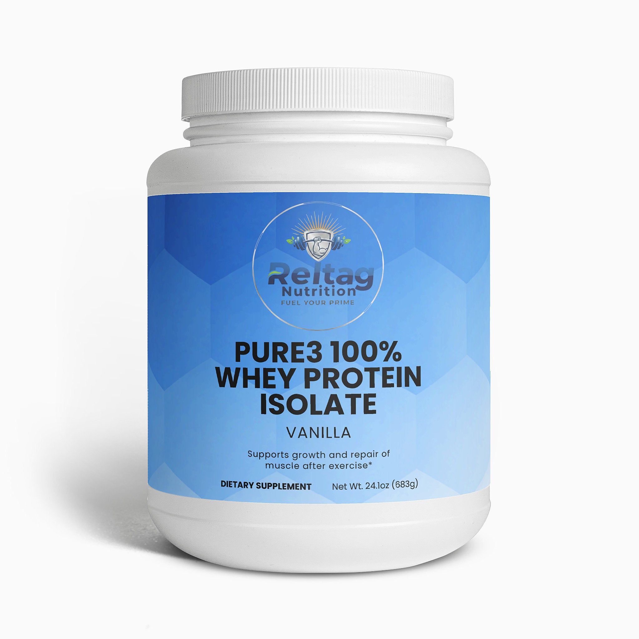 Pure3 100% Whey Protein Isolate (Vanilla)