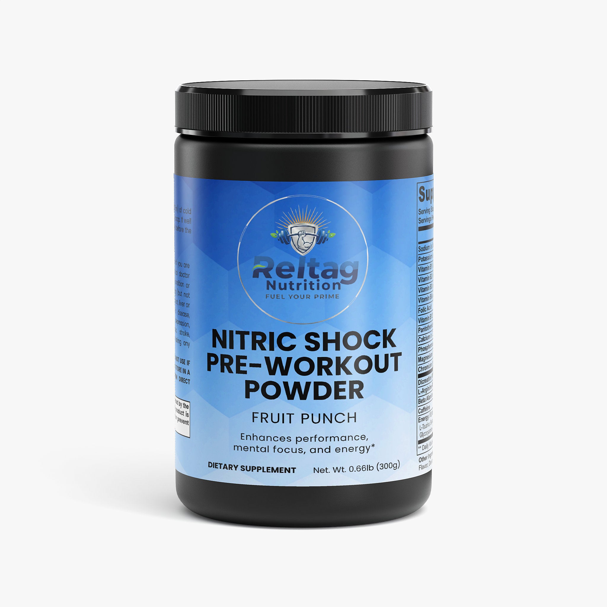 Nitric Shock Pre-Workout Powder (Fruit Punch)
